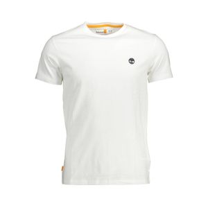 TIMBERLAND WHITE MEN'S SHORT SLEEVE T-SHIRT