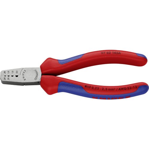 Knipex 97 62 145 A kliješta za krimpanje kablovskih završetaka 0, 25 - 2, 5 mm (AWG 23 - 13) slika 2