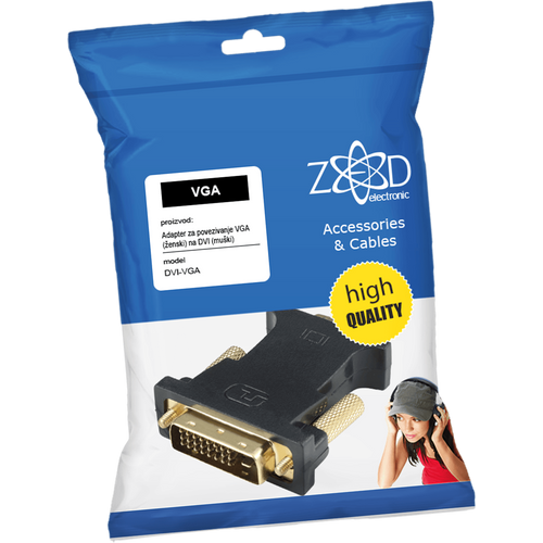 ZED electronic Adapter DVI - VGA - DVI-VGA slika 1