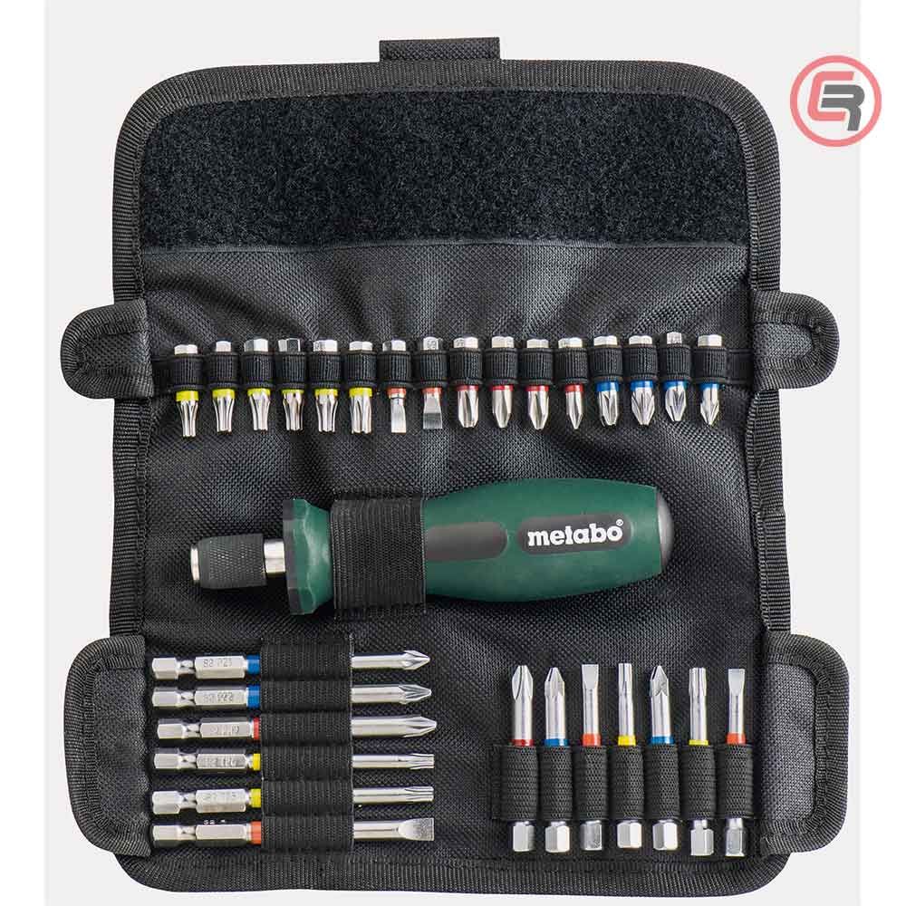 Metabo Set Bitova + Ručka Za Bitove + Torbica “SP” 30 dijelni – 626726000 slika 1