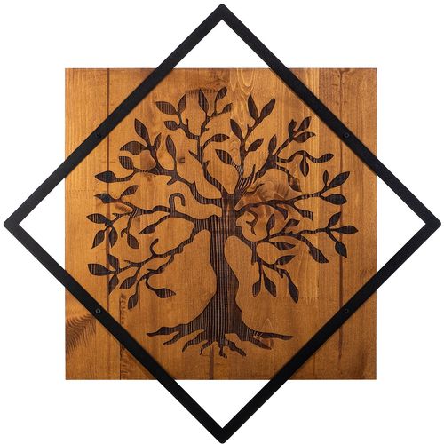 Tree Walnut
Black Decorative Wooden Wall Accessory slika 2
