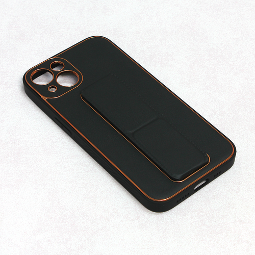 Torbica Leather Armor za iPhone 13 6.1 crna slika 1
