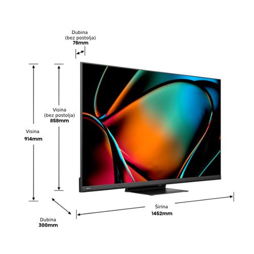 Hisense 65U8KQ Televizor 65 "ULED, 4K UHD, Smart slika 13