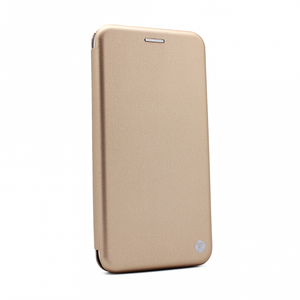 Torbica Teracell Flip Cover za Motorola G8 Power Lite zlatna