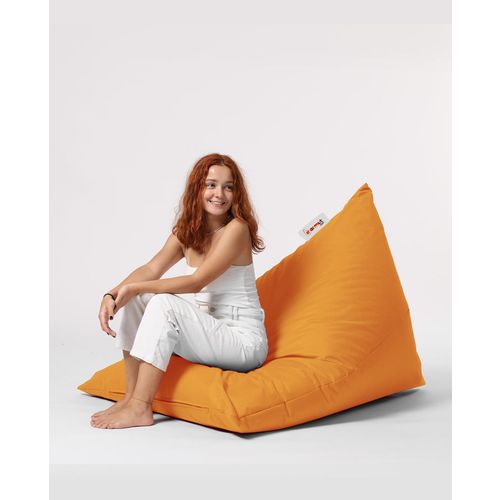 Atelier Del Sofa Vreća za sjedenje, Pyramid Big Bed Pouf - Orange slika 8