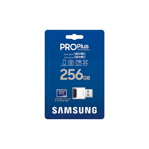 Samsung Memorijska kartica PRO PLUS MicroSDXC 256GB U3 + SD Adapter MB-MD256SB slika 2