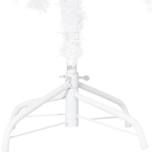 Umjetno božićno drvce LED s gustim granama bijelo 210 cm slika 15