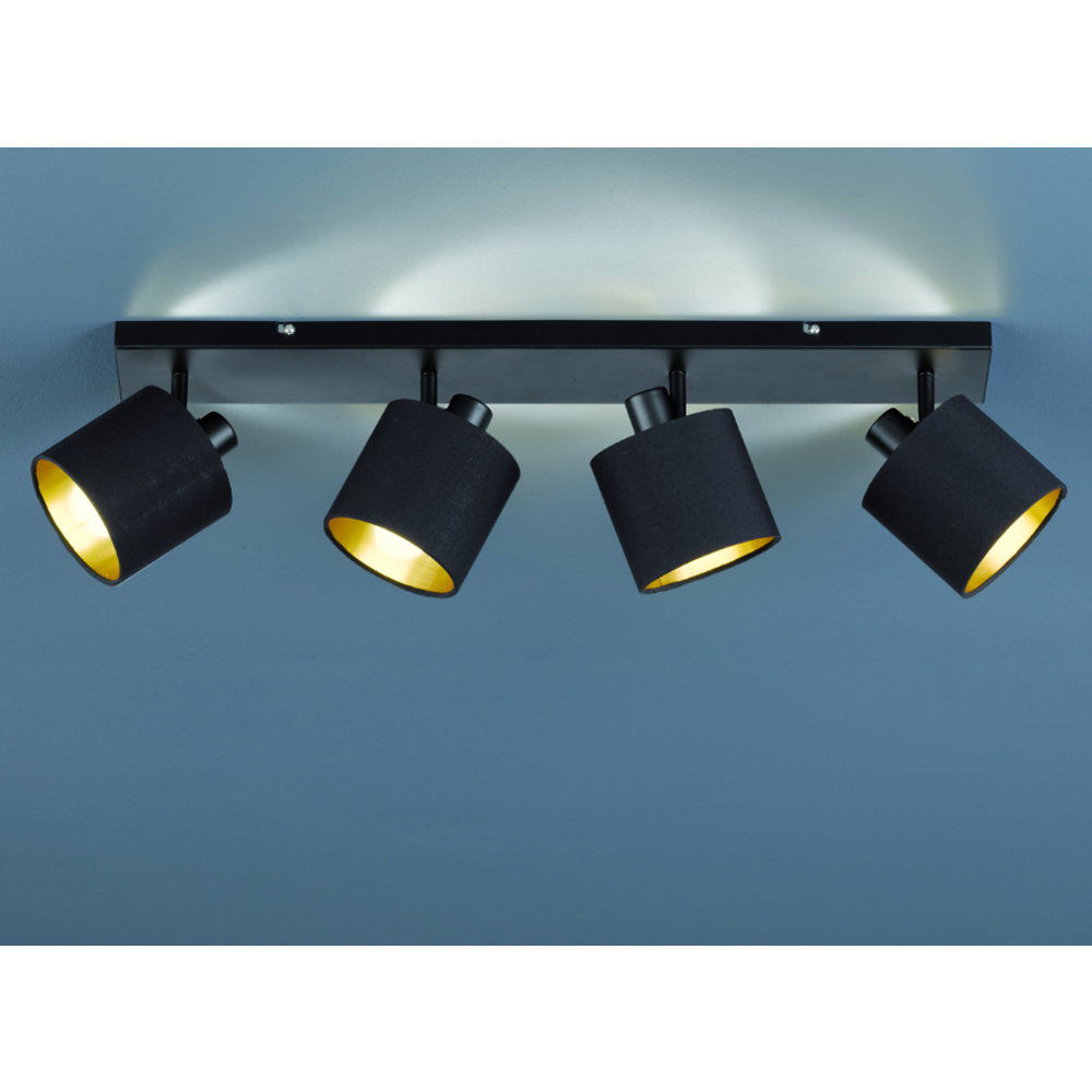 TOMMY/4 SPOT LAMPA CRNO slika 3