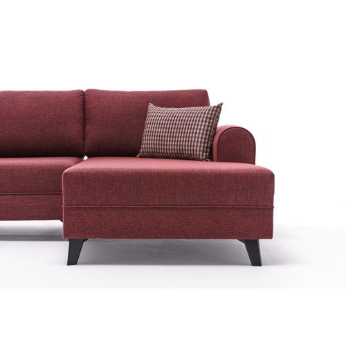 Belen - Claret Red Claret Red Corner Sofa-Bed slika 8