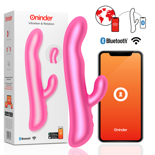 Oninder Rabbit &amp; Rotation Vibrator App Controlled slika 11