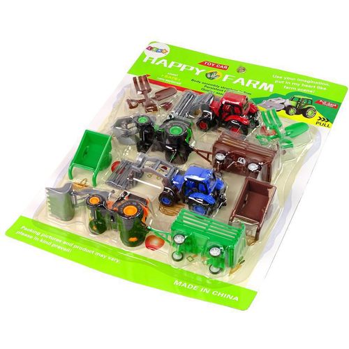 Igračka set poljoprivrednih strojeva, 4 kom., s dodacima slika 1