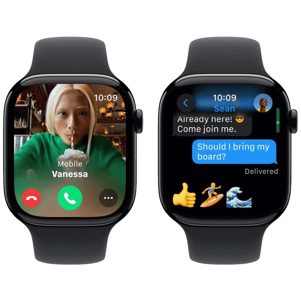 Apple Pametni sat, 1.96" LTPO3 OLED zaslon, vodootporan BT, WiFi - Watch Series 10 GPS 46mm Jet Black slika 5