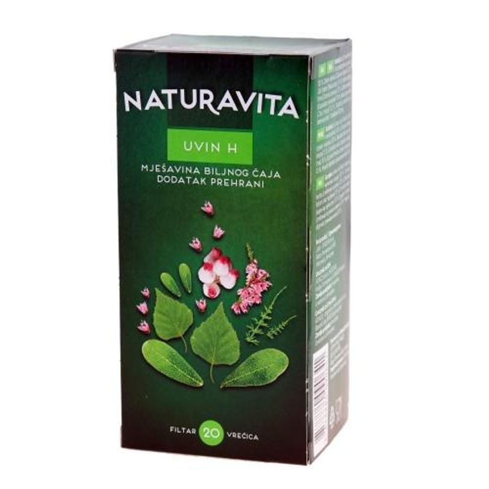 Naturavita Uvin H rinfuz Čaj biljna mješavina za mokraćne puteve slika 1