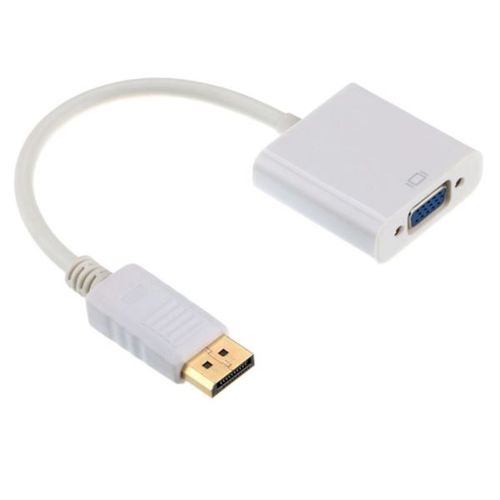 Gembird DisplayPort to VGA adapter cable, white slika 1