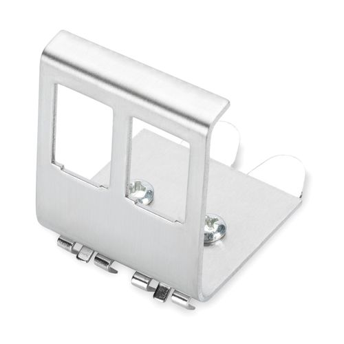 Digiutus adapter za DIN šinu,nosac 2 RJ45 Keystone modula AN-25185 slika 1