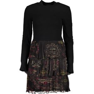 DESIGUAL BLACK WOMEN'S SHORT DRESS