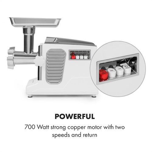 Klarstein Kraftprotz električni mlinac za meso, BIjela slika 14