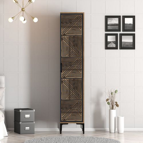 Kumsal P - Walnut, Anthracite Walnut
Anthracite Wardrobe slika 2