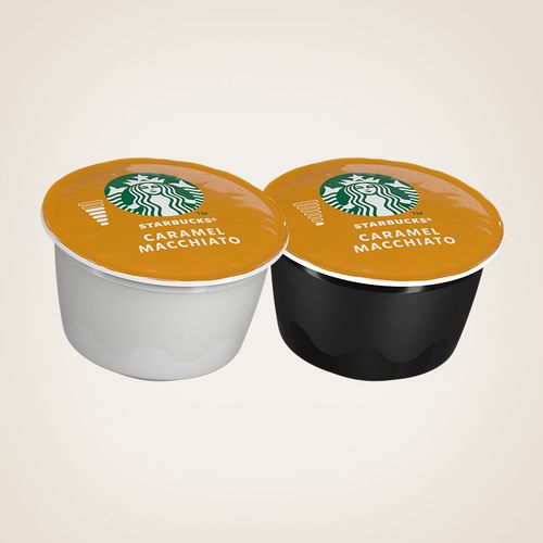 STARBUCKS Caramel Macchiato by NESCAFÉ® Dolce Gusto®, kapsule za kavu, (12 kapsula / 6 napitaka), kutija, 127,8 g slika 3