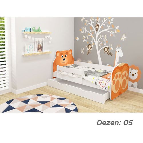 Deciji krevet ACMA VII ANIMALS 180x80 F + dusek 7 cm5 slika 1