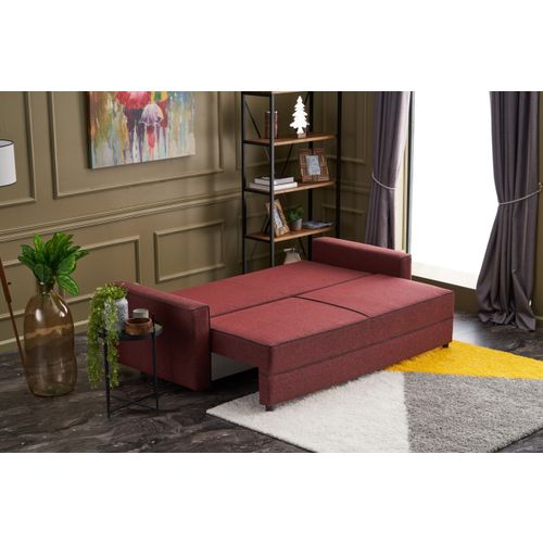 Atelier Del Sofa Trosjed na razvlačenje, Bordo crvena, Ece - Claret Red slika 5