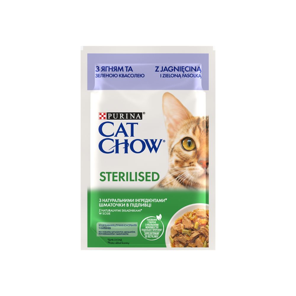 Cat Chow Sterilised janjetina 85 g slika 1