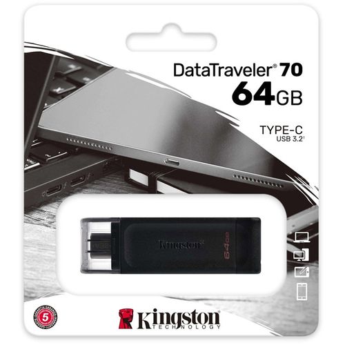 Kingston usb fleš Data Traveler 70 64GB slika 1