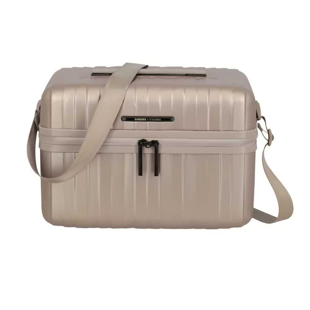 Travelite neseser 28 cm ABS Barbara Novelty 7000003-40, saten nude slika 3