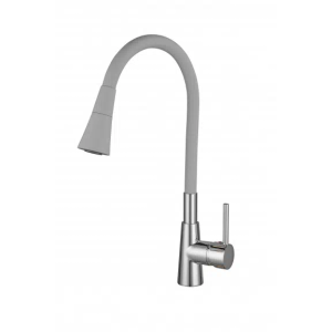 Inter Ceramic slavina za sudoper havana + set za ugradnju zinc/mesing kromirana/siva