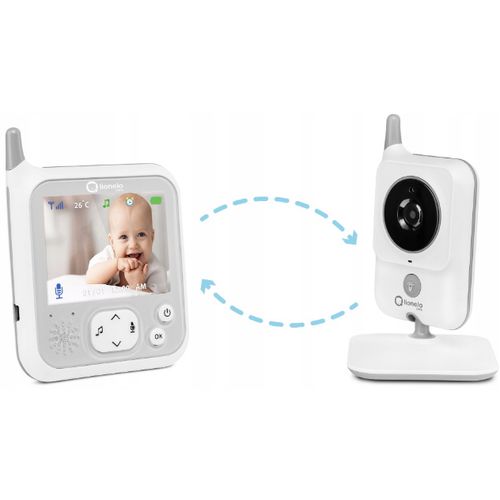 Lionelo dječji video monitor BabyLine 7.1, senzor temp, 8 uspavanki, do 260m slika 6