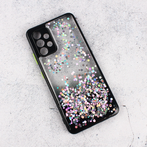 Maska Frame Glitter za Samsung A325F Galaxy A32 4G (EU) crna