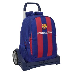 Školski Ruksak s Kotačima F.C. Barcelona 24/25 Granatna Mornarsko plava 32 x 44 x 16 cm