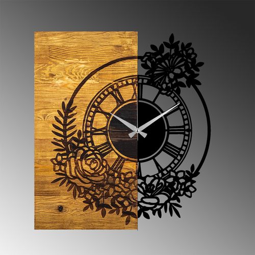 Wallity Ukrasni drveni zidni sat, Wooden Clock 14 slika 6