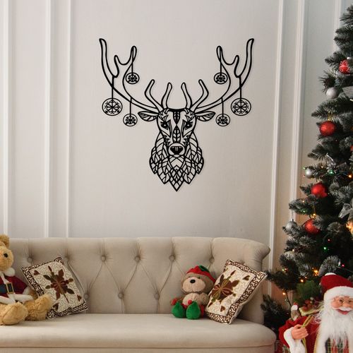 Wallity Metalna zidna dekoracija, Christmas Deer slika 3