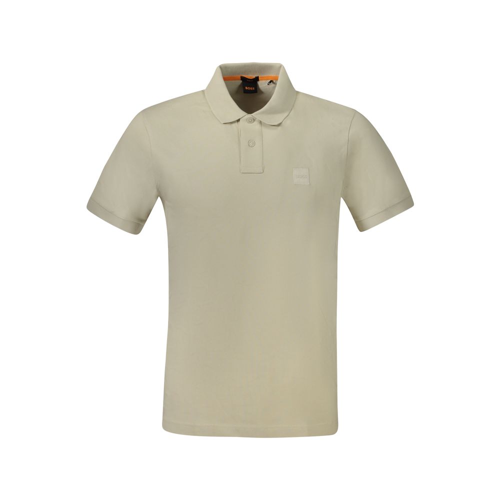 HUGO BOSS POLO SHORT SLEEVE MEN BEIGE slika 1