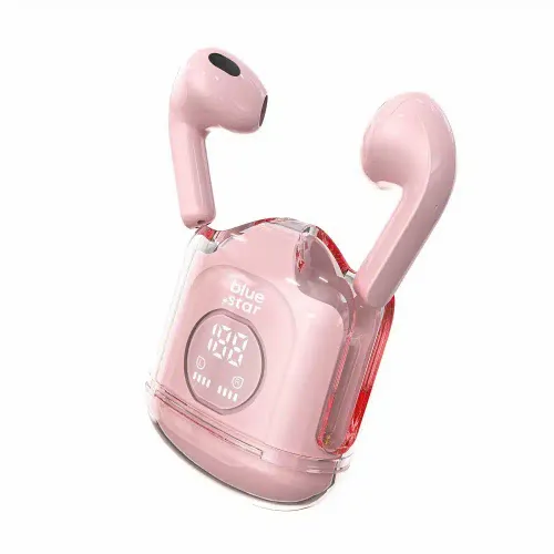 BLUE STAR bežične/bluetooth stereo slušalice TWS Transparency Fi22 pink slika 2