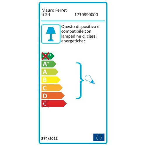 Mauro Ferretti Stropna svjetilka elegant cm ø 29x72 slika 11