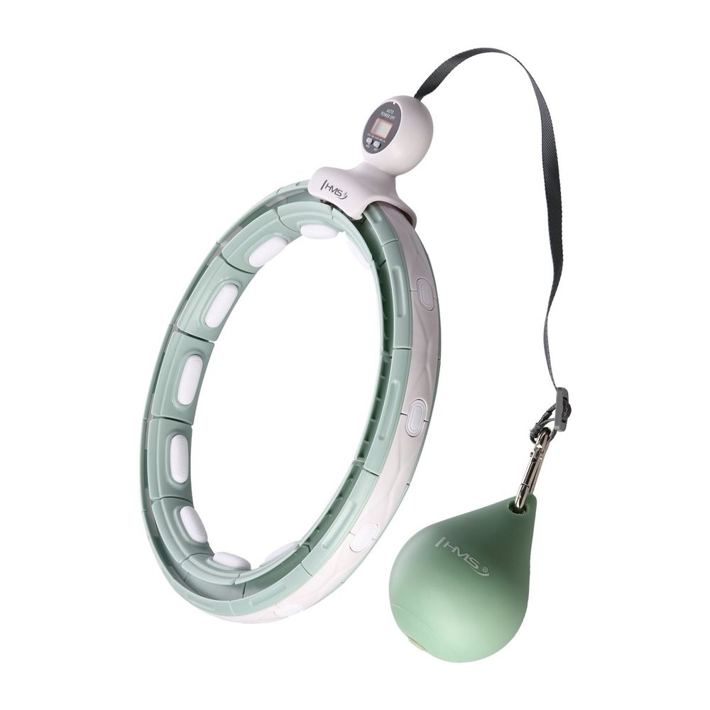 Hhm15 hula hoop zeleni magnetski s utegom hms slika 1