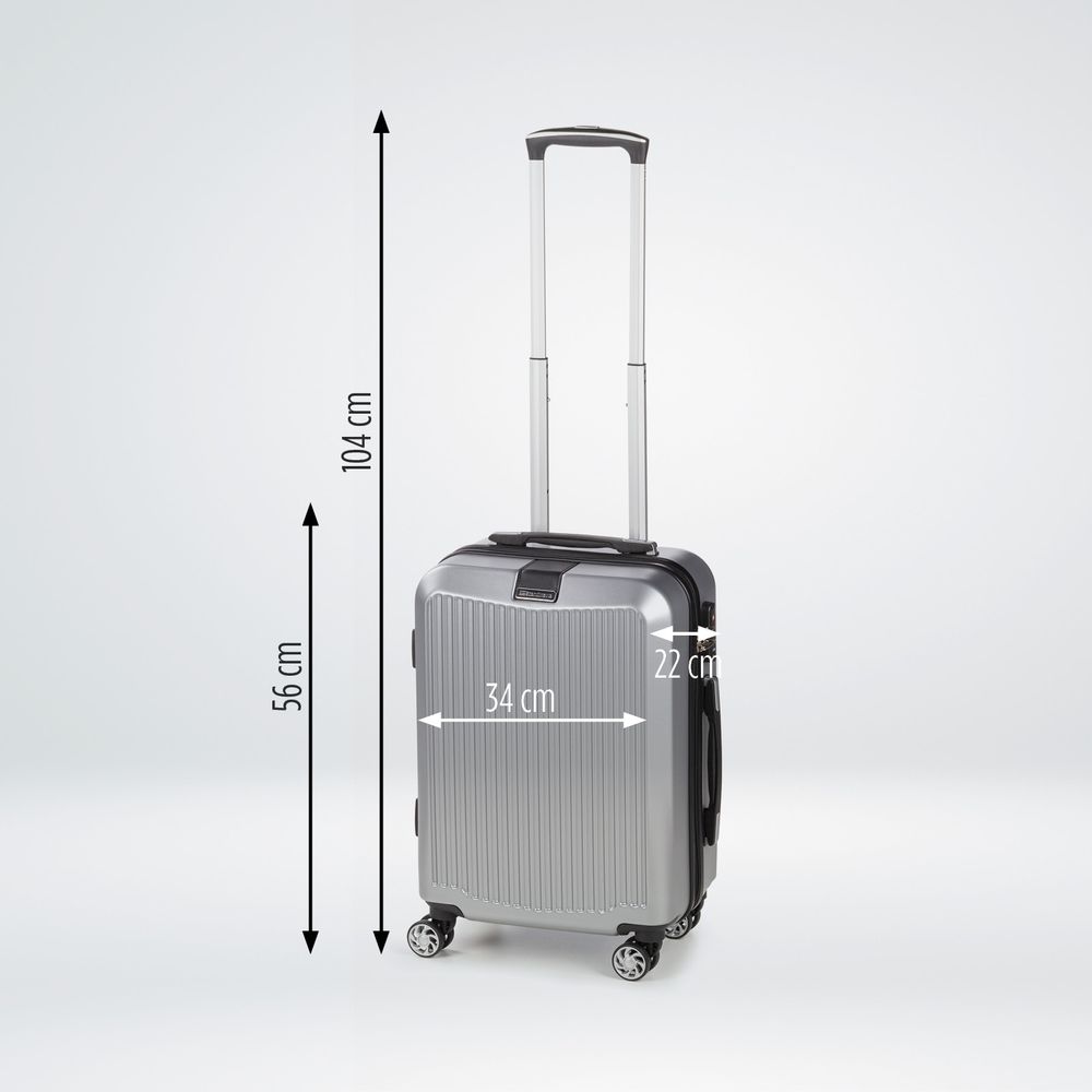 Scandinavia kofer 40 l / 56 cm, Carbon serija, siva slika 11