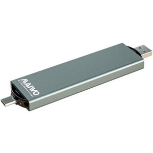 MAIWO Externo Kućište USB-C/USB(A) 3.2 na M.2 NVMe/SATA K1683P2