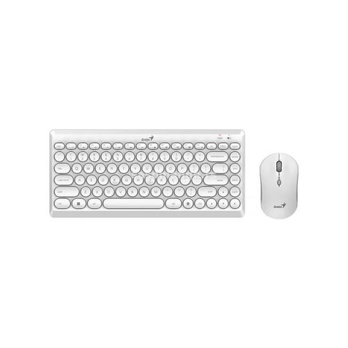 Genius LuxeMate Q8000 YU 2u1 bežični komplet tastatura+miš beli slika 2