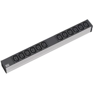 PDU Basic ALU 19"U 12xC13 sa blokadom ulaz C20, kabl 2m, 800.1161