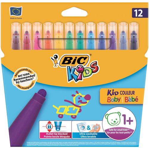 BiC KID Dječji flomasteri COULEUR - 12 kom slika 1