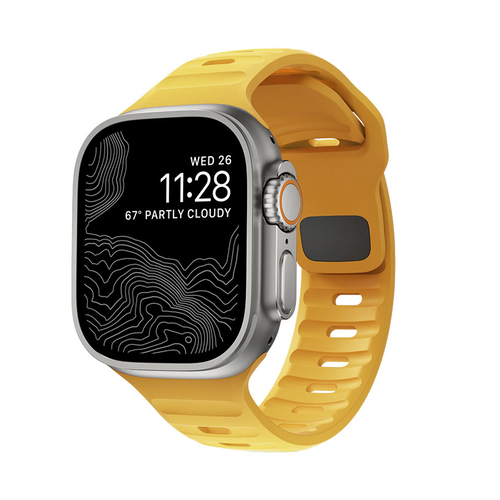 Narukvica za Apple watch 45/49mm tamno zuta slika 2