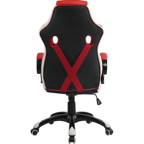 Gamerska stolica Bytezone Racer PRO (crno-siva-crvena) slika 4