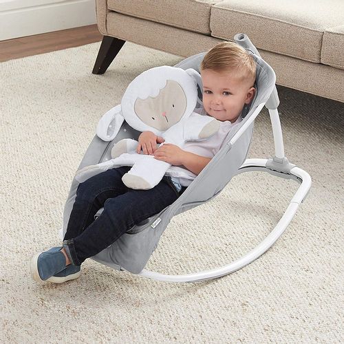 Kids II ingenuity ležaljka rocking seat - cuddle lamb 12118 slika 3