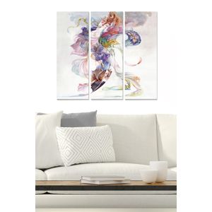 Dekorativna Slika od MDF-a u Više Boja (Set od 3 Komada) - MDF1328464