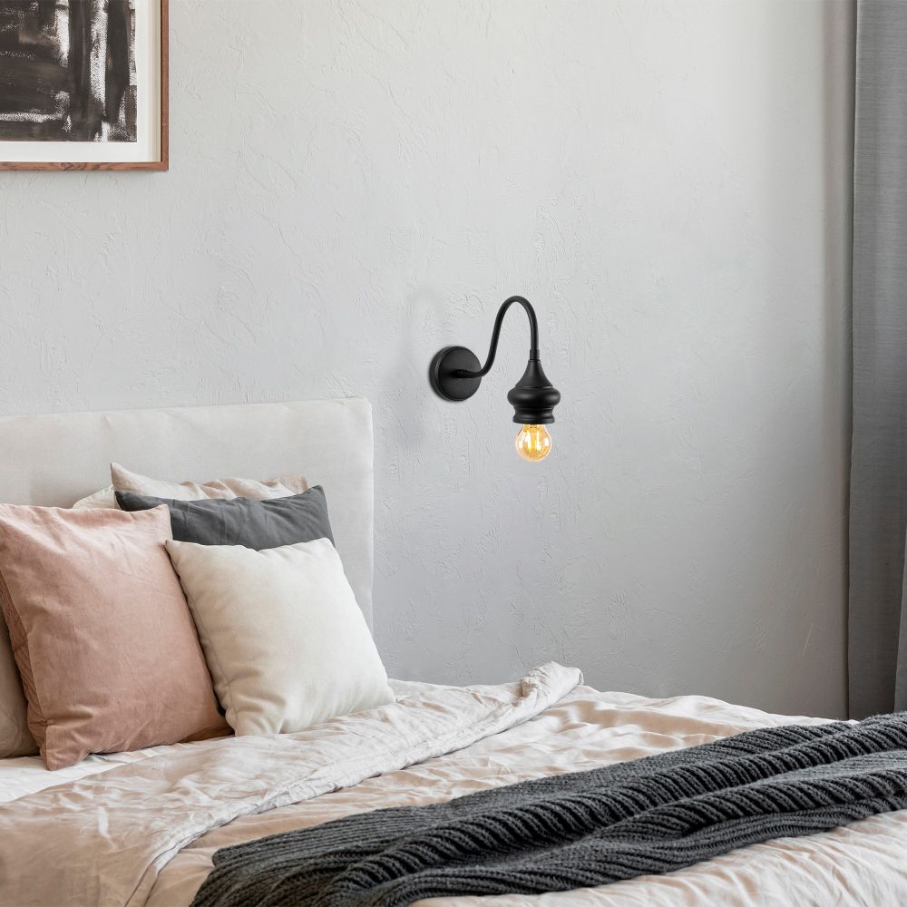 Zidna lampa Alaaddin - 3191 Crna slika 1