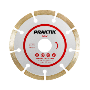 Praktik dijamantna rezna ploča segmentirana 115x1,8x7x22mm P116