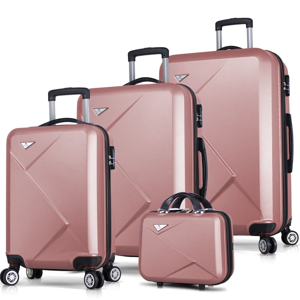 Set Kofera u Roze Zlatnoj Boji (4 Komada) slika 1
